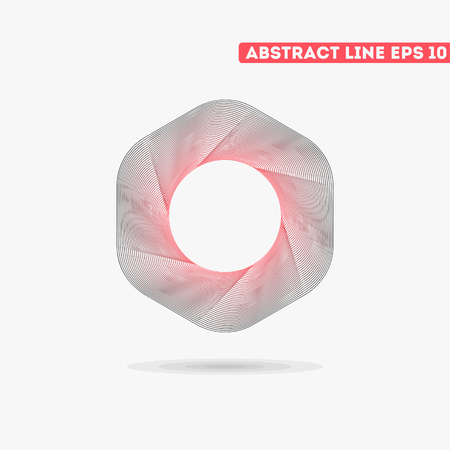 Abstract vector lines. Vector lines. Abstract vector illustration.のイラスト素材