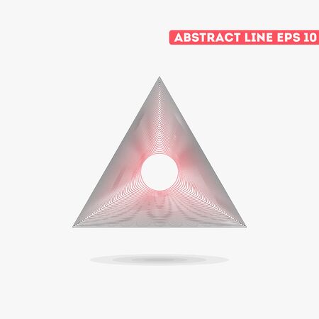 Abstract vector lines. Vector lines. Abstract vector illustration.のイラスト素材