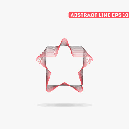 Abstract vector lines. Vector lines. Abstract vector illustration.のイラスト素材
