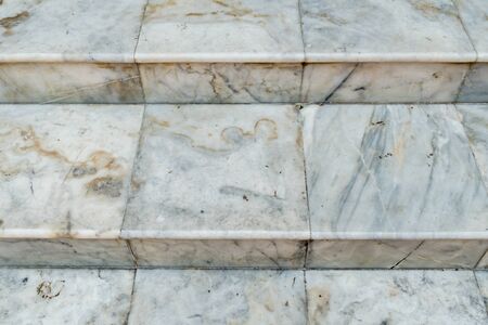White marble staircaseの写真素材
