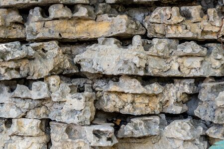 Part of stone wallの写真素材