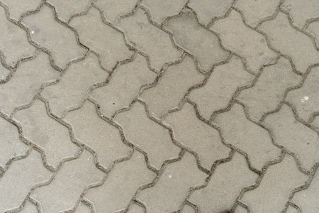 Pattern of street Concrete block