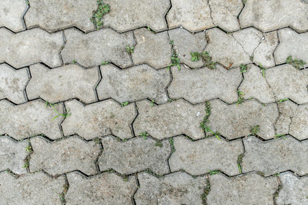 Concrete block floor pattern background