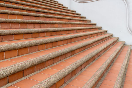Brown Aged concrete staircase