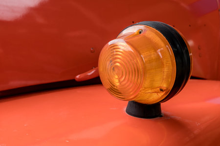 Retro car turn signal lampの写真素材