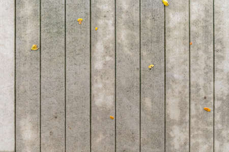 Old brown wooden plank floorの写真素材