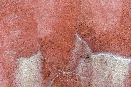 Red brown grunge concrete wall textureの写真素材