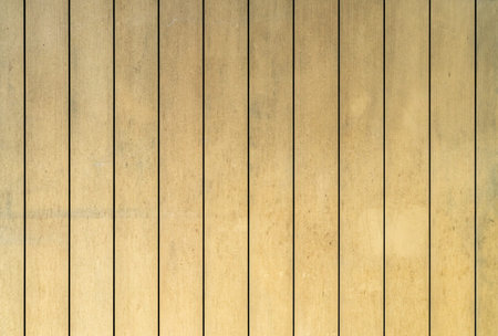 Yellow wooden wall texture
