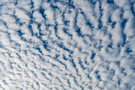 White cloud with blue sky backgroundの写真素材