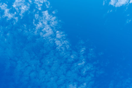 White cloud with blue sky background