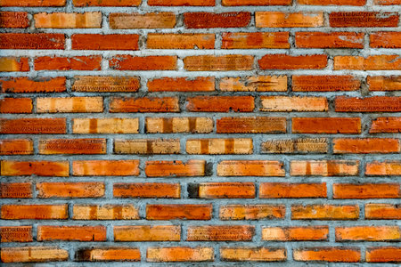 Old brown brick wall texture background