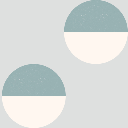 Seamless pattern, modern style, half circlesのイラスト素材