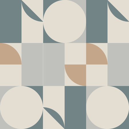 Seamless pattern, modern style, blue and greyのイラスト素材