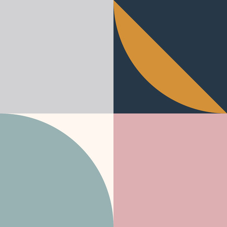 Seamless pattern, modern style, blue and greyのイラスト素材