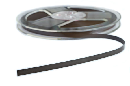 Analog audio reelの写真素材