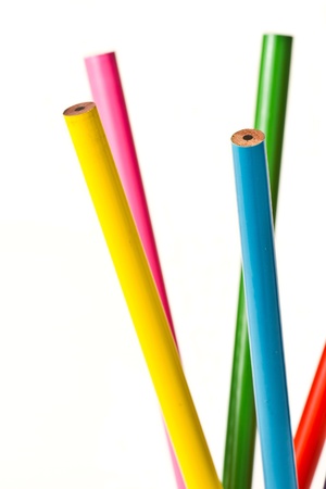 Colour pencilsの写真素材
