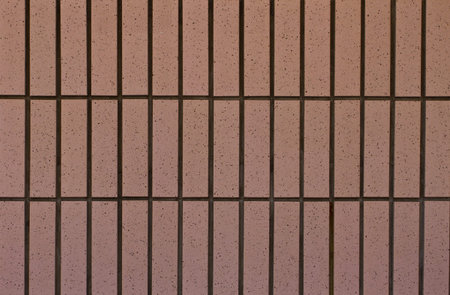 Close up brown wall tile