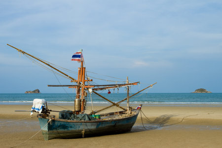 Fishing boat on the beach