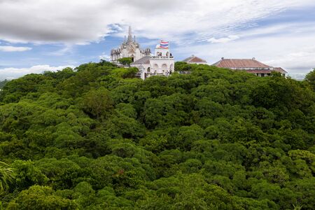 Khao Wang and Phra Nakhon Khiri palace at phetchaburi province,Thailand palace at phetchaburi province,Thailandの写真素材