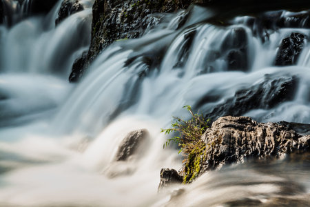 Water bubble from the rappid waterfall