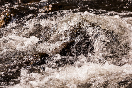 Water bubble from the rappid waterfall