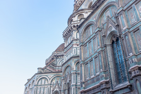 Portal of Cattedrale di Santa Maria del Fiore, Italyの写真素材