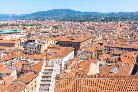 Florence cityscape view from Duomo of Florenceの写真素材