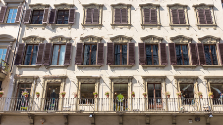 Detail of Italy Building at Florenceの写真素材