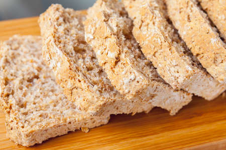 Whole wheat bread, homemade bread for better healthの写真素材