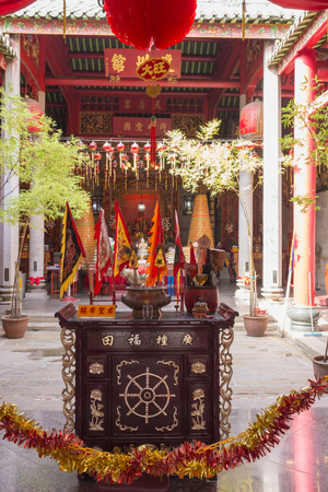 PENANG, MALAYSIA - MAY 8 2016: Chinese temple at Georgetown, Penang, Maylaysia, Tourist destination in Malaysiaのeditorial素材