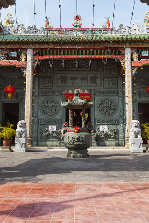 PENANG, MALAYSIA - MAY 8 2016: Chinese temple at Georgetown, Penang, Maylaysia, Tourist destination in Malaysiaのeditorial素材