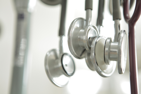 Stethoscope in the doctor roomの写真素材