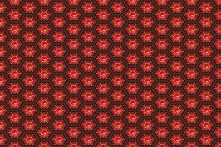metal hexagonal pattern