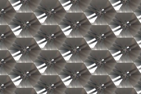 decorative metal tile pattern design