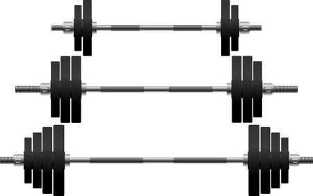 set of weights. illustrationのイラスト素材