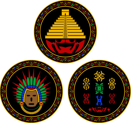 mayan and aztec symbols  