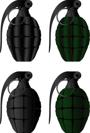Grenades. vector illustration のイラスト素材