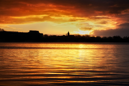 city silhouetteの写真素材