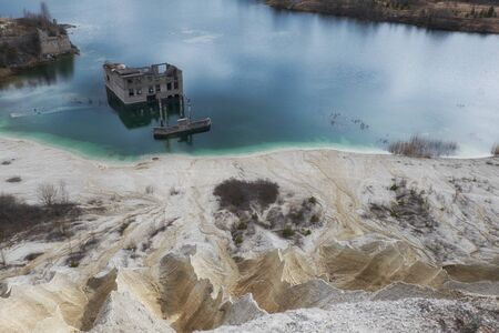 post-apocalyptic ruinsの写真素材