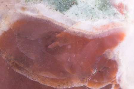 macro photo of the texture of colored semi-precious stones