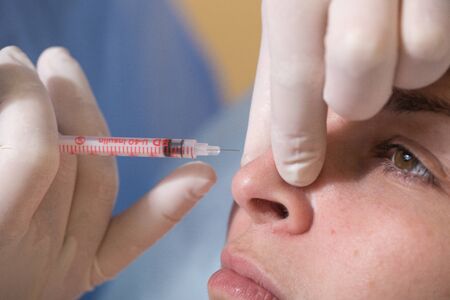 Photo of cosmetic procedures . Cosmetic injections .の写真素材