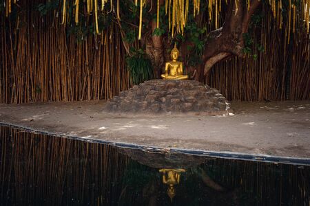 The central and ancient part of the city of Chiang Mai, Thailand. The main attractions, Ancient templesの写真素材