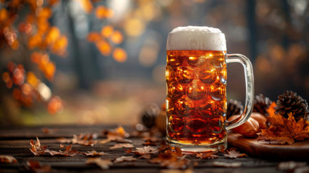 about Oktoberfest that celebrates the beer, the food, and the fun.の素材