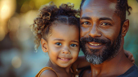 Father's Day. young child who plans a special surprise for their father on Father's Day, demonstrating their love and appreciation in a heartwarming way.の素材