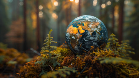 Earth as a Living Organism: Representing the interconnectedness of all lifeの素材