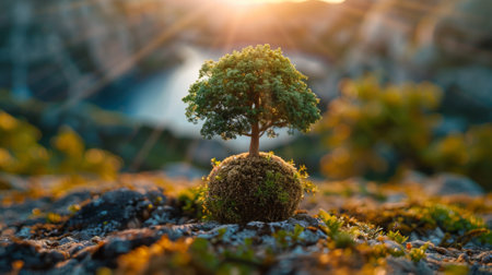 Emphasizing our responsibility to protect the planet.の素材