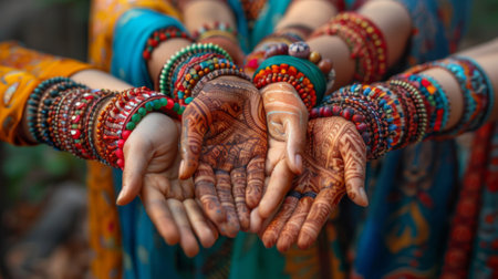 Friendship Day, a worldwide celebration of human connection. Capture the unique cultural elements and traditions that shape friendships in different parts of the world.の素材