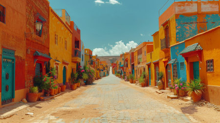 Timkadin Festival (Morocco). young traveler who stumbled upon the Timkadin Festival and is captivated by vibrant energy, cultural richness, and warm hospitality of the Berber people.の素材
