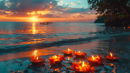 Summer solstice. traditional summer solstice celebration from a specific culture, highlighting the rituals, symbols, and beliefs associated with the event.の素材