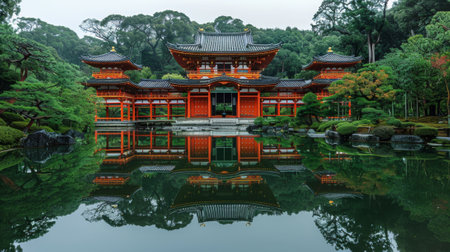 Golden Week Adventure in Japan. Visit the ancient temples and serene gardens of Kyoto, imagining the emperors and samurai who once walked these grounds.の素材